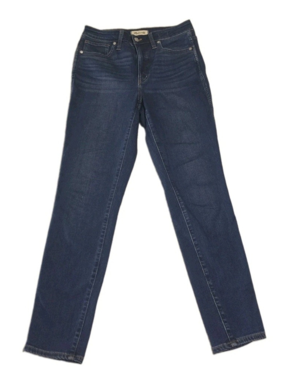Madewell Womens Curvy High Rise Skinny Crop Stretch 5 Pocket Denim Jeans Size 28